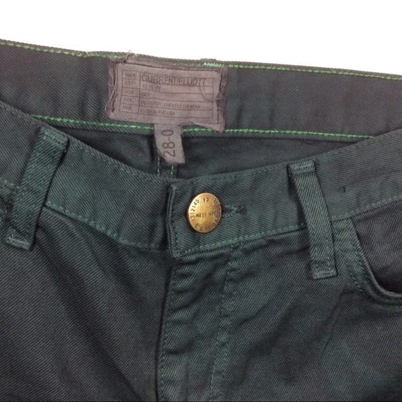 Current/Elliot | Boyfriend Short Green - Picture 4 of 5